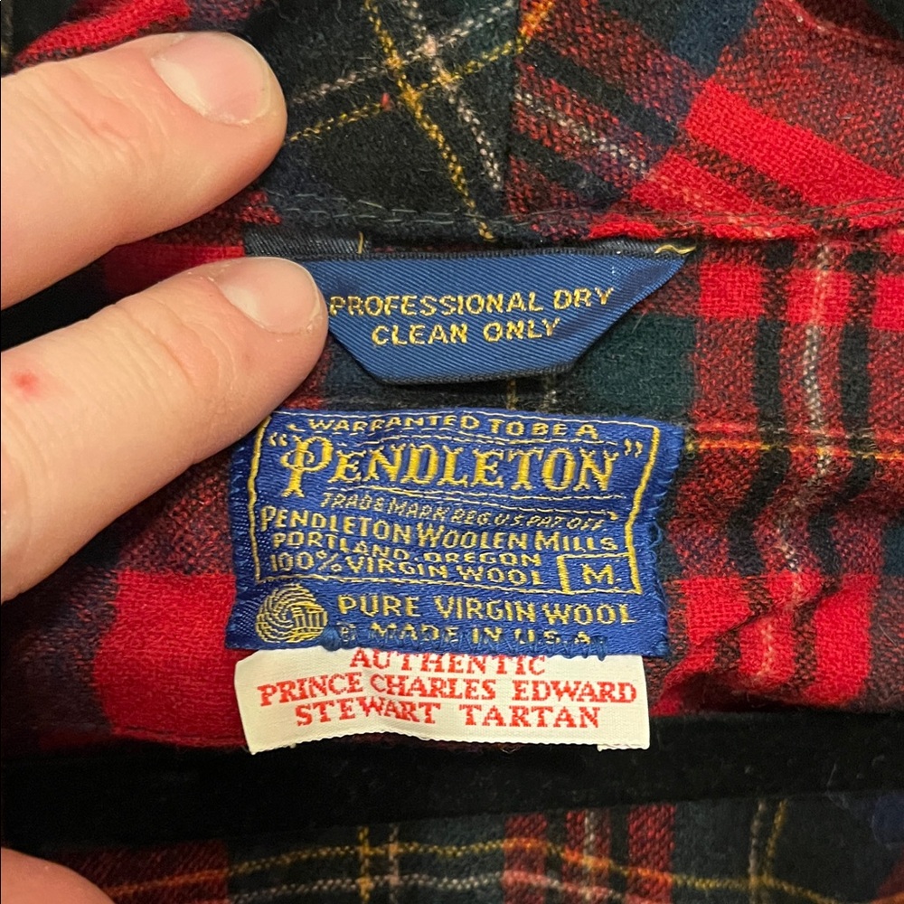 Pendleton Men’s Wool Robe Medium - Picture 2 of 4